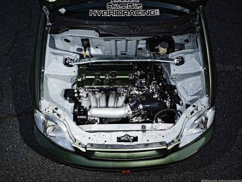 Hybrid Racing K-Swap Cold Air Intake For Acura Integra Honda Civic EG EK - Black HYB-CAI-01-02