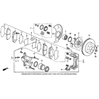 OEM HONDA CALIPER REBUILD KIT EG6 EK4 CIVIC FRONT