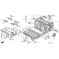 OEM HONDA K24A RBB STEEL OIL SUMP CL9 EURO