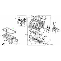 OEM HONDA H22A OIL PAN SUMP GASKET
