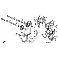 OEM HONDA B16A TIMING BELT COVER - TOP OUTER