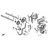 OEM HONDA B16A LOWER INNER TIMING BELT COVER SEAL