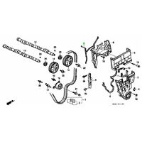 OEM HONDA B18C TOP INNER TIMING BELT COVER SEAL