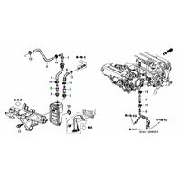 OEM HONDA B SERIES PCV BREATHER JOINER B16 B18 B20