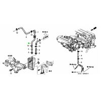 OEM HONDA VTEC PCV VALVE AIR TUBE HOSE B16A B18C7