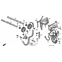 OEM HONDA B SERIES TIMING COVER MOUNT GASKET - BOTTOM SIDE