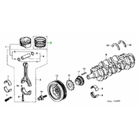OEM HONDA S2000 AP1 F20C PISTON RING SET STD SIZE