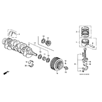 OEM HONDA B SERIES STANDARD SIZE PISTON RING (81MM)