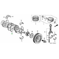 OEM HONDA K20A DC5 INTEGRA EP3 CIVIC TYPE R CRANK SHAFT