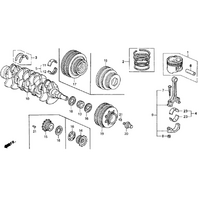 OEM HONDA B SERIES TIMING BELT DRIVE PULLEY B16 B18 B20