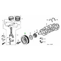 OEM HONDA CRANK PULLEY S2000 AP1 AP2 F20C