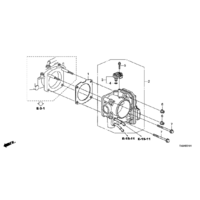 OEM HONDA J35 DBW THROTTLE BODY SUIT FN2, CL9