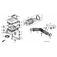OEM HONDA INTEGRA DC2 TYPE R B18C INTAKE TUBE 