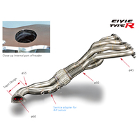 TODA RACING K20Z FN2 CIVIC TYPE R EXHAUST MANIFOLD HEADER 