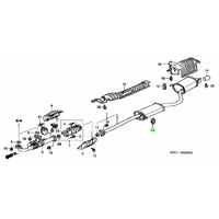 OEM HONDA REAR MUFFLER EXHAUST RUBBER HANGER