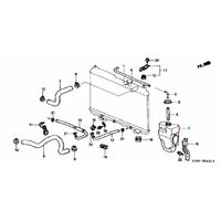 OEM HONDA RADIATOR OVERFLOW RESERVOIR TANK INTEGRA DC2