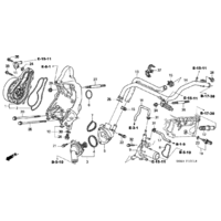 OEM HONDA K SERIES K20A K20Z1 PRB WATER PUMP