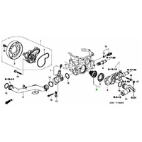 OEM HONDA THERMOSTAT GD1 GD3 JAZZ L13A L15A
