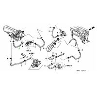 OEM HONDA B SERIES B18C IDLE AIR CONTROL VALVE INLET HOSE