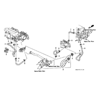 OEM HONDA B SERIES COOLANT BYPASS HOSE - OUTLET