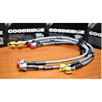 GOODRIDGE BRAIDED BRAKE LINE KIT HONDA ACCORD EURO CU2 08-14 F+R