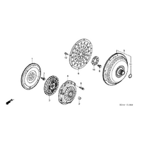 OEM HONDA ACCORD EURO CL9 K24A3 CLUTCH DISC
