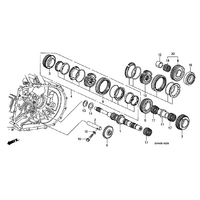 OEM HONDA K20A DC5 EP3 TYPE R GEAR BOX INPUT MAIN SHAFT