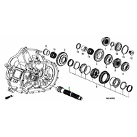 OEM HONDA K SERIES 5.062 FINAL DRIVE COUNTER SHAFT 