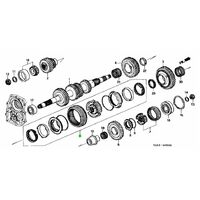 OEM HONDA S2000 SYNCHRO SLEEVE SET 1-2 F20C