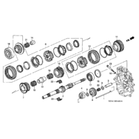 OEM HONDA S2000 SYNCHRO SLEEVE SET 5-6 F20C