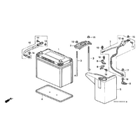 OEM HONDA BATTERY TIE DOWN CROSS MEMBER