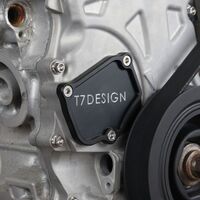 T7 DESIGN K20 K24 TIMING CHAIN TENSIONER COVER BLACK