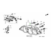 OEM HONDA INTEGRA DC5 02-04 REAR TAIL LIGHT GASKET (PRE FACELIFT)