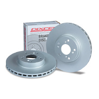 DIXCEL REAR BRAKE ROTORS PAIR HONDA CR-V (RD6/RD7/RE3/RE4/RM1/RM4) - 304.6X9MM SOLID