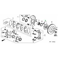 OEM HONDA FRONT HUB ASSEMBLY 5X114.3 HONDA CIVIC EK9 INTEGRA DC2 TYPE R