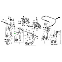 OEM HONDA CLUTCH PEDAL STOPPER PAD