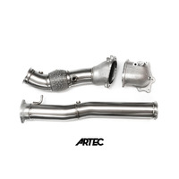 ARTEC V2 3.5" CAST DUMP/FRONT PIPE W/ CAT DELETE PIPE MITSUBISHI EVOLUTION EVO 10 4B11T