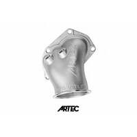 ARTEC 3.5" CAST OUTLET O2 HOUSING DUMP PIPE MITSUBISHI EVOLUTION EVO 4-9 4G63 