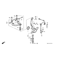 OEM HONDA EG EK CIVIC DC2 INTEGRA FRONT LOWER BALL JOINT 