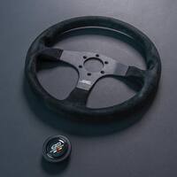 MUGEN Racing III Steering Wheel - Suede