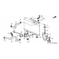 OEM HONDA UPPER RADIATOR MOUNTING STAY BRACKET INTEGRA DC2