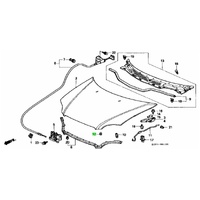 OEM HONDA HOOD CUSHION (A) HONDA CIVIC EG EK EP3, INTEGRA DC2 DC5, ACCORD CL7 CL9