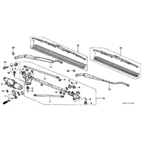 OEM HONDA 94-01 INTEGRA DC2 WINDSCREEN WIPER ARM LEFT SIDE