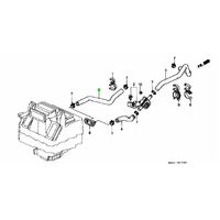 OEM HONDA EG CIVIC DC2 INTEGRA HEATER HOSE OUTLET D16A/Y B16A B18C