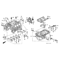 OEM HONDA K SERIES K24 CRV OIL FILTER HOLDER (STD OIL COOLER DELETE)