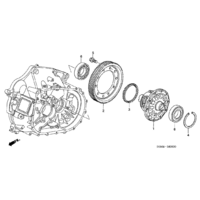 OEM HONDA K SERIES DIFFERENTIAL RING GEAR BOLT NON LSD