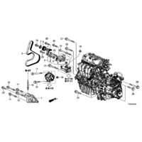 OEM HONDA K SERIES STARTER MOTOR UPPER BOLT