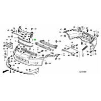 OEM HONDA FRONT BUMPER BOLT EG CIVIC DC2 INTEGRA S2000 AP1/2 (TOP SIDE)