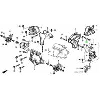 OEM HONDA D/B SERIES REAR ENGINE MOUNT TO BRACKET BOLT (12X101)