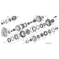 OEM HONDA S2000 F20C GEARBOX COUNTERSHAFT HEX NUT (27MM)